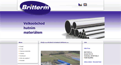 Desktop Screenshot of britterm.cz