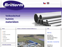 Tablet Screenshot of britterm.cz